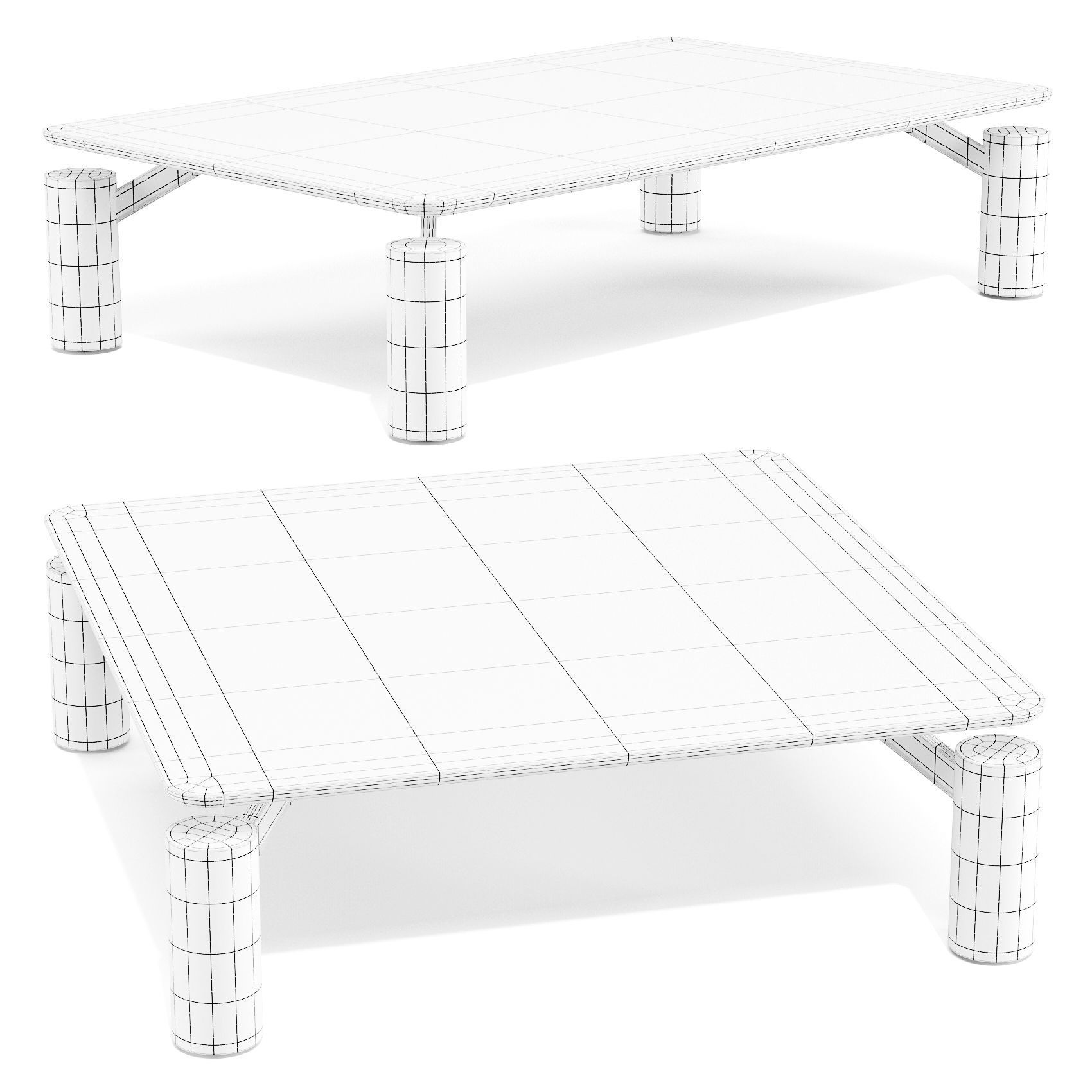 Bonaldo Magic - Coffee Tables 3D model_4