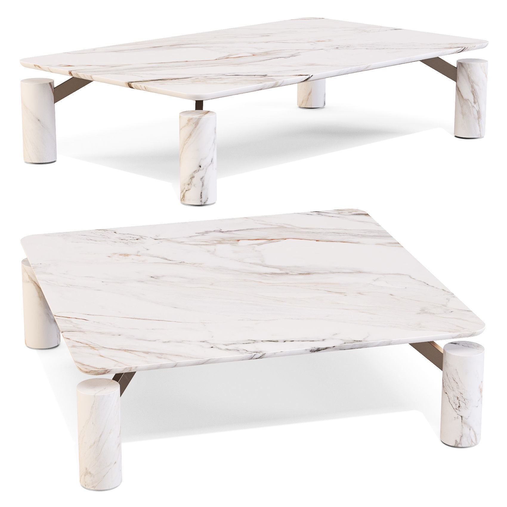 Bonaldo Magic - Coffee Tables 3D model_2