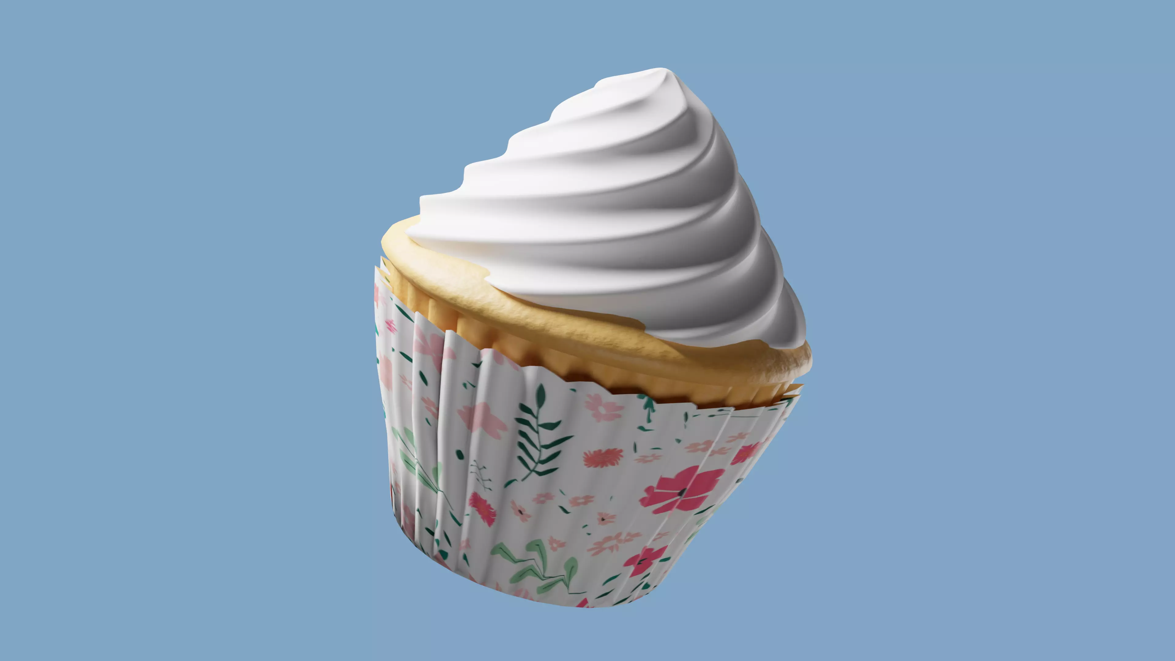 Cupcake I made Free 3D model