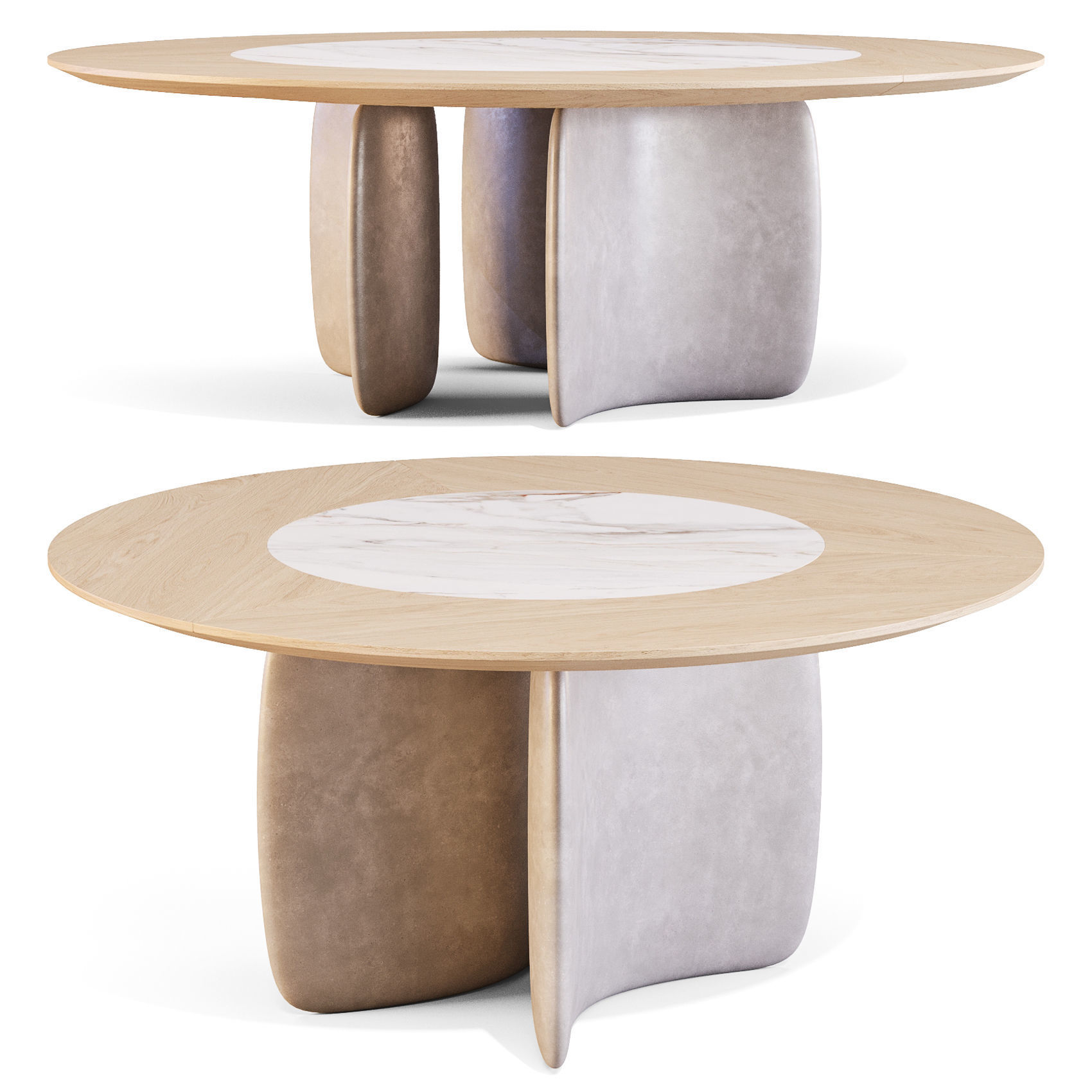 Bonaldo Mellow ST - Dining Tables 3D model_2