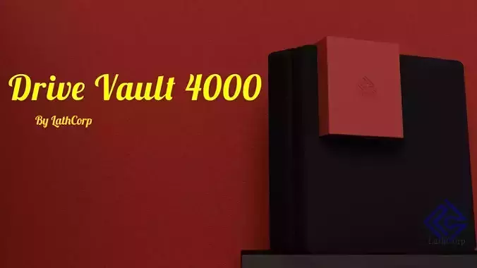Drive Vault 4000 For PS4 Slim 3D print model