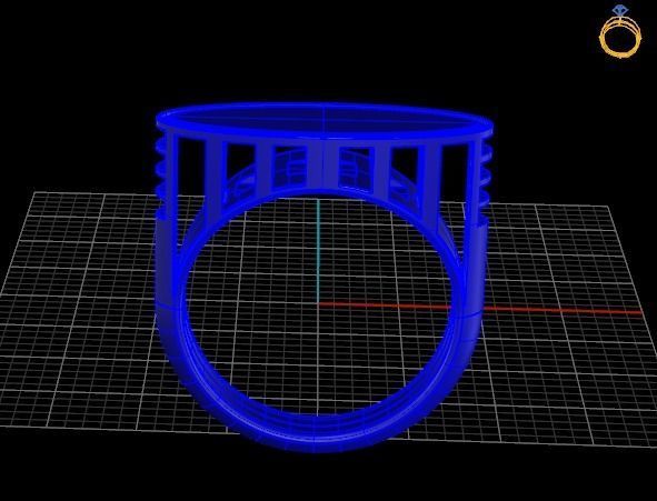 Fashion Ring 3D print model_23