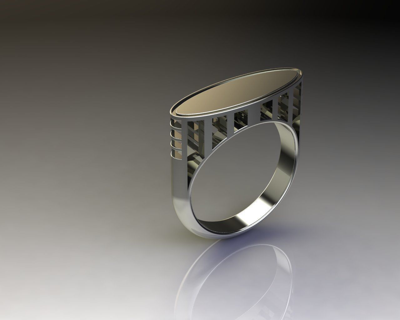 Fashion Ring 3D print model_14