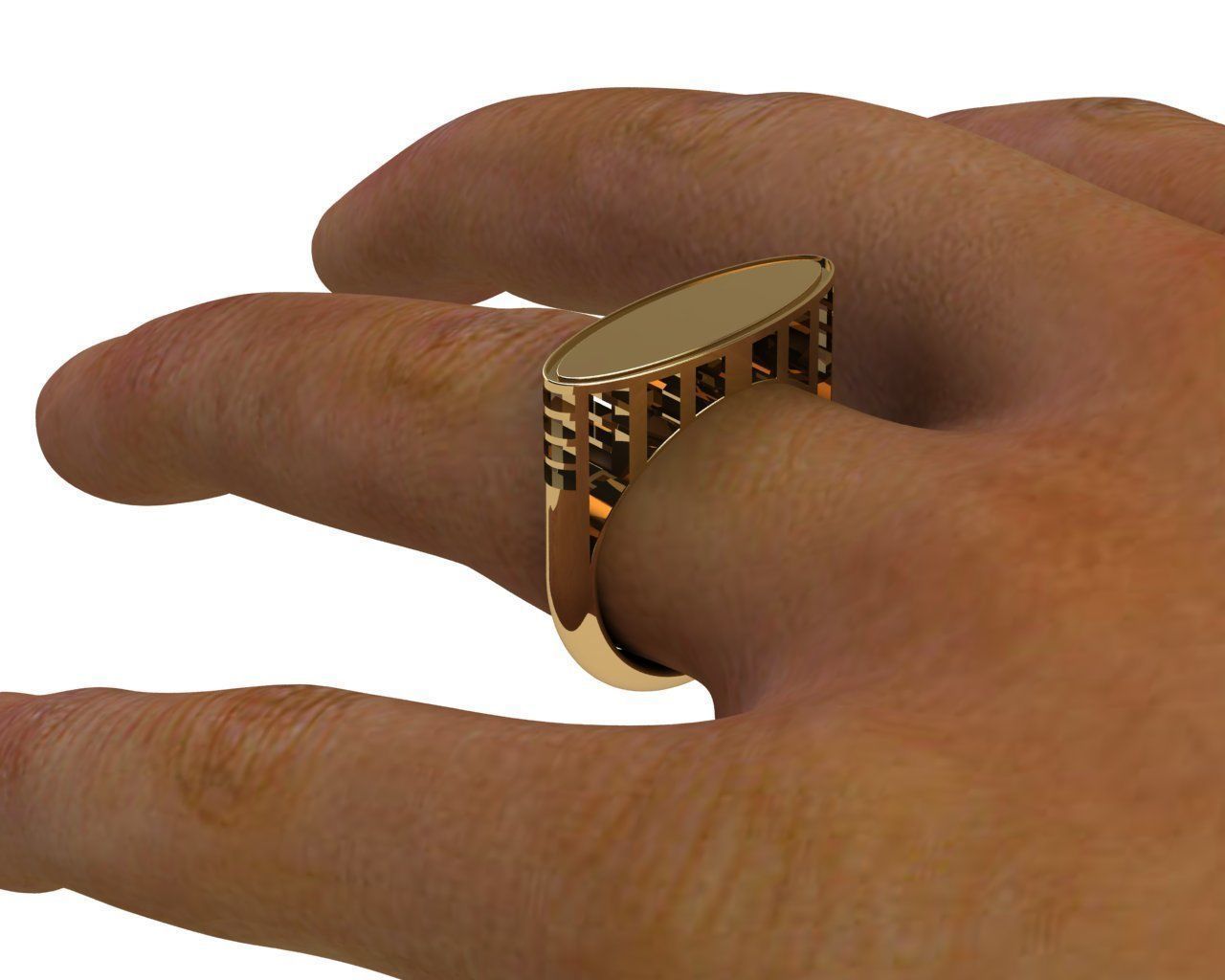 Fashion Ring 3D print model_9