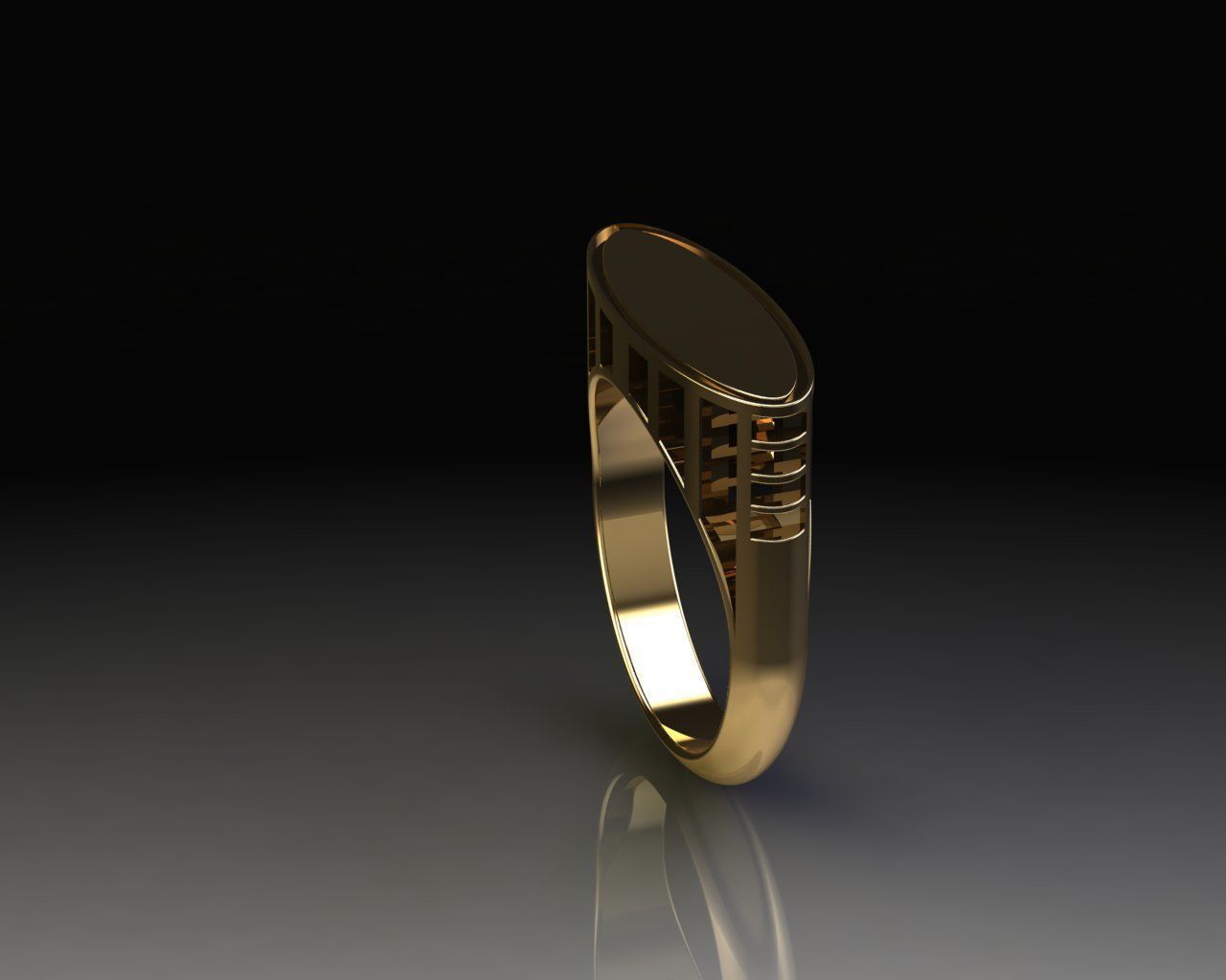 Fashion Ring 3D print model_2