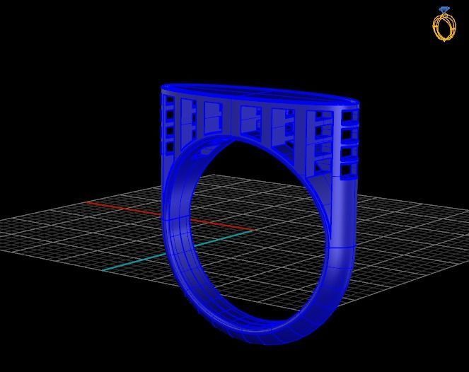 Fashion Ring 3D print model_25