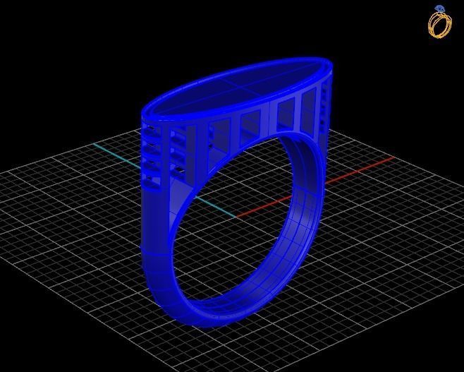 Fashion Ring 3D print model_24