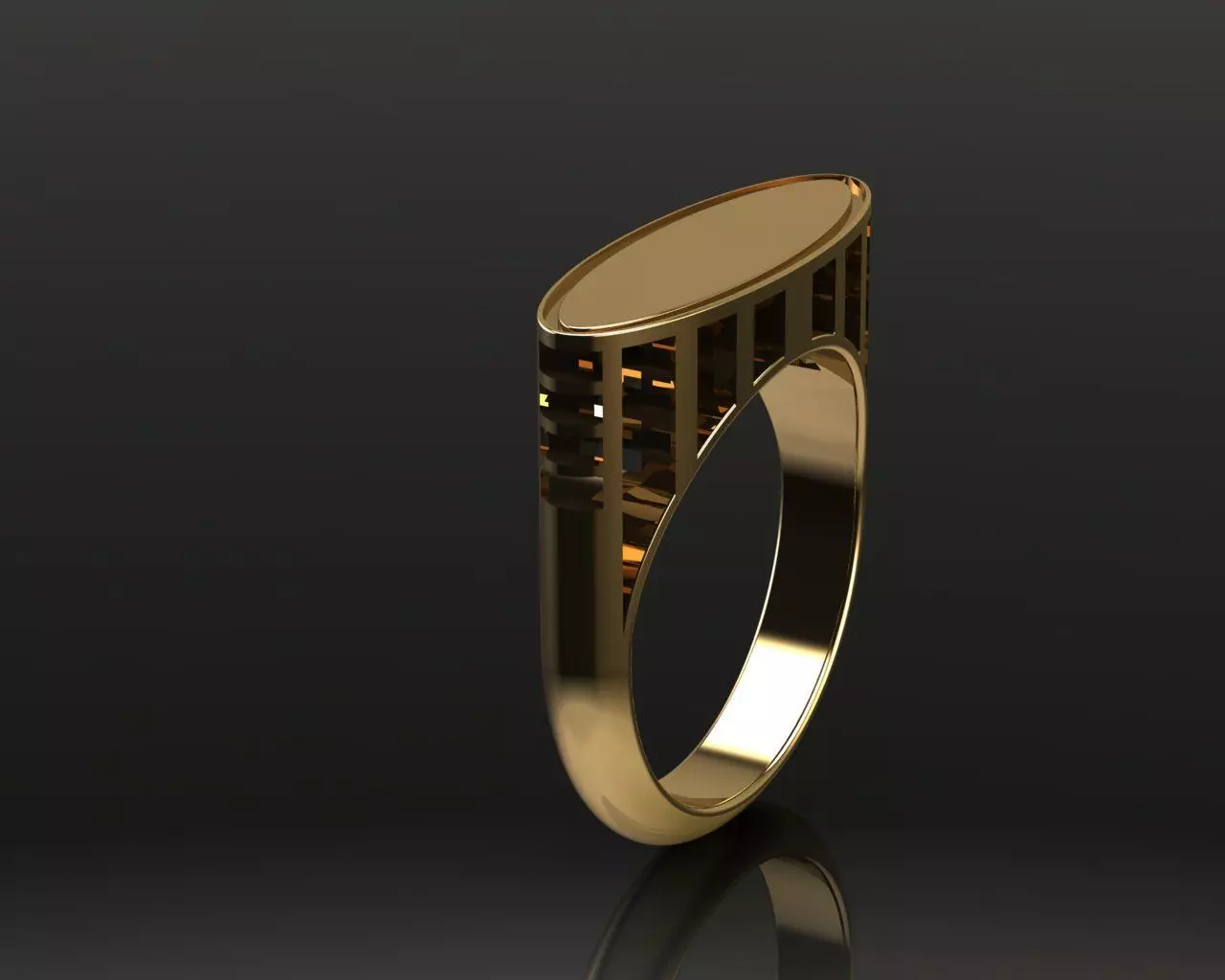 Fashion Ring 3D print model_0