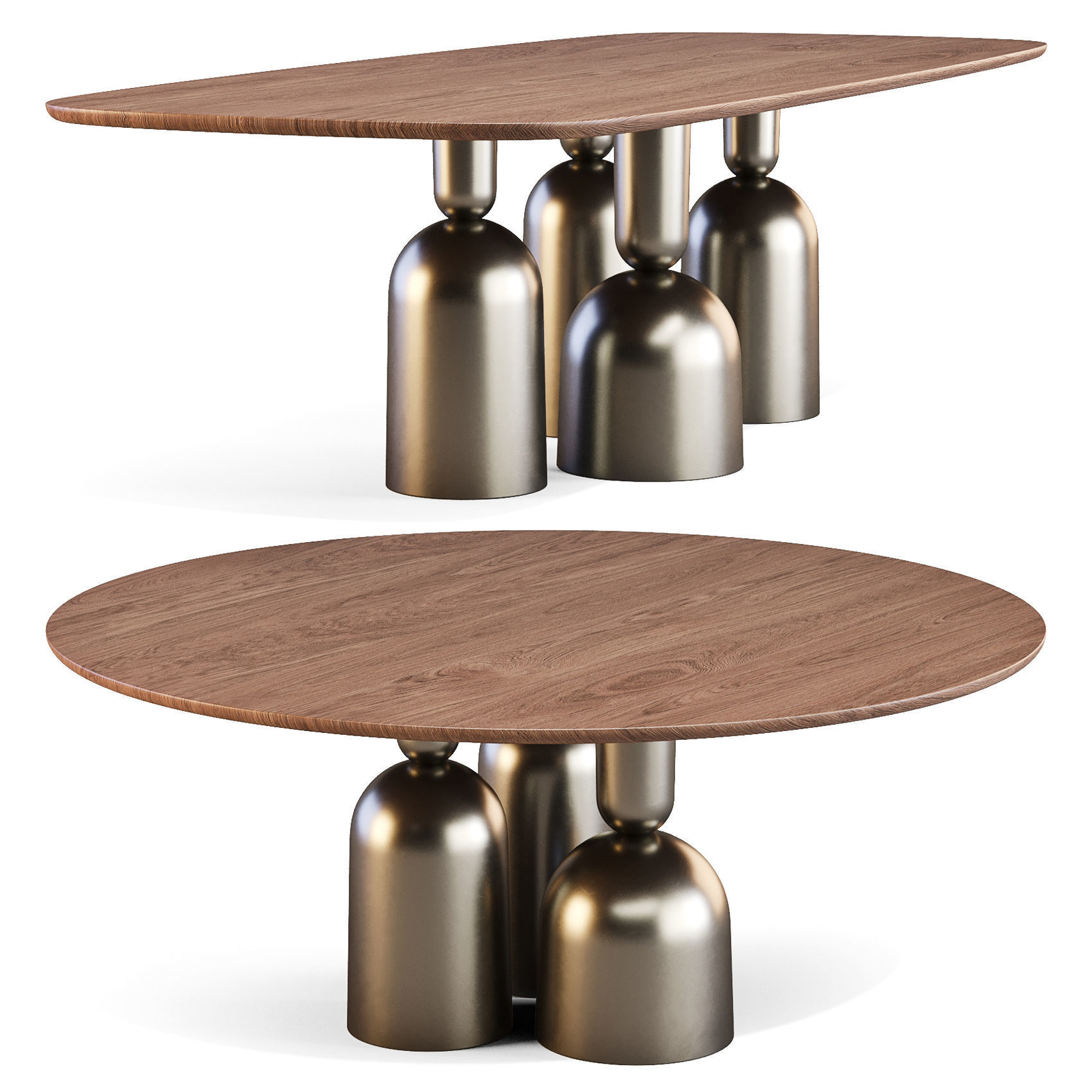 Bonaldo COP - Dining Tables Set 02 3D model_2