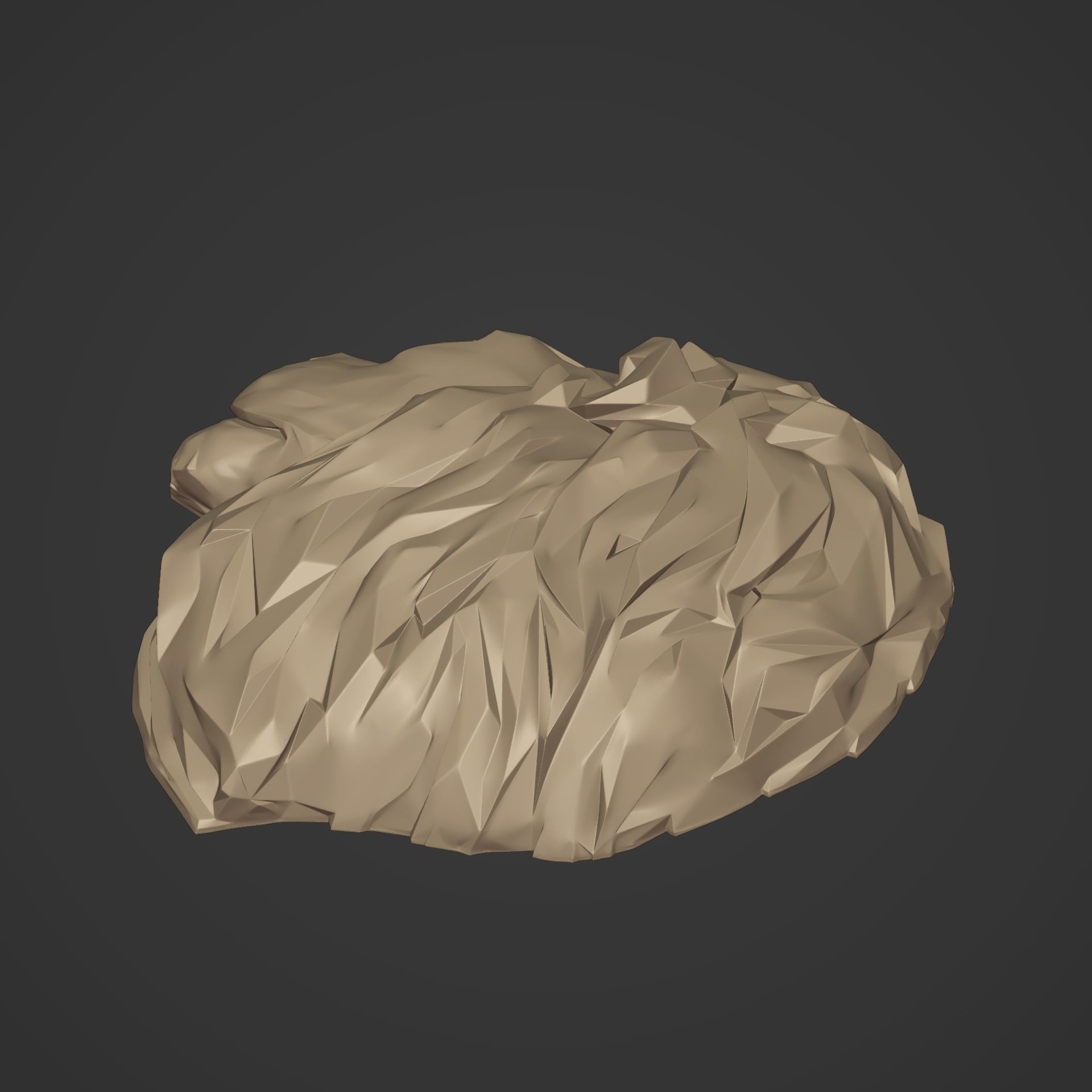 Lion Head Necklace 3D print model_7