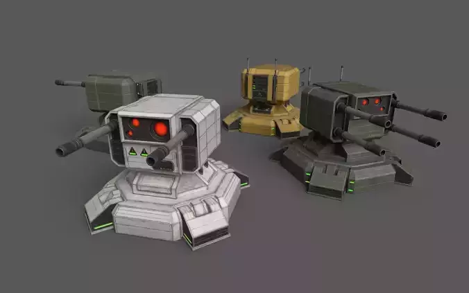 Combat Sci-Fi Turret