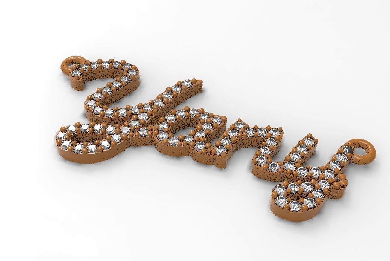 Yani name plate 3D print model_5