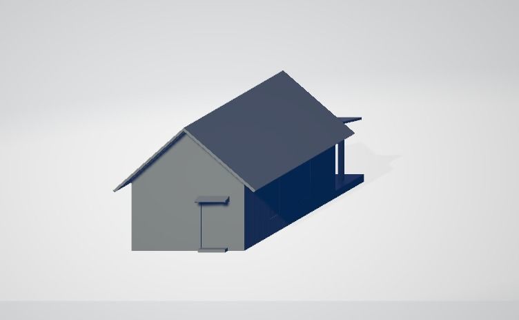 Old Farm House 3D model_3