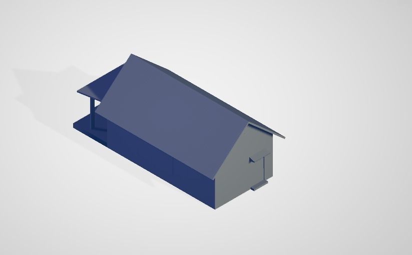 Old Farm House 3D model_1