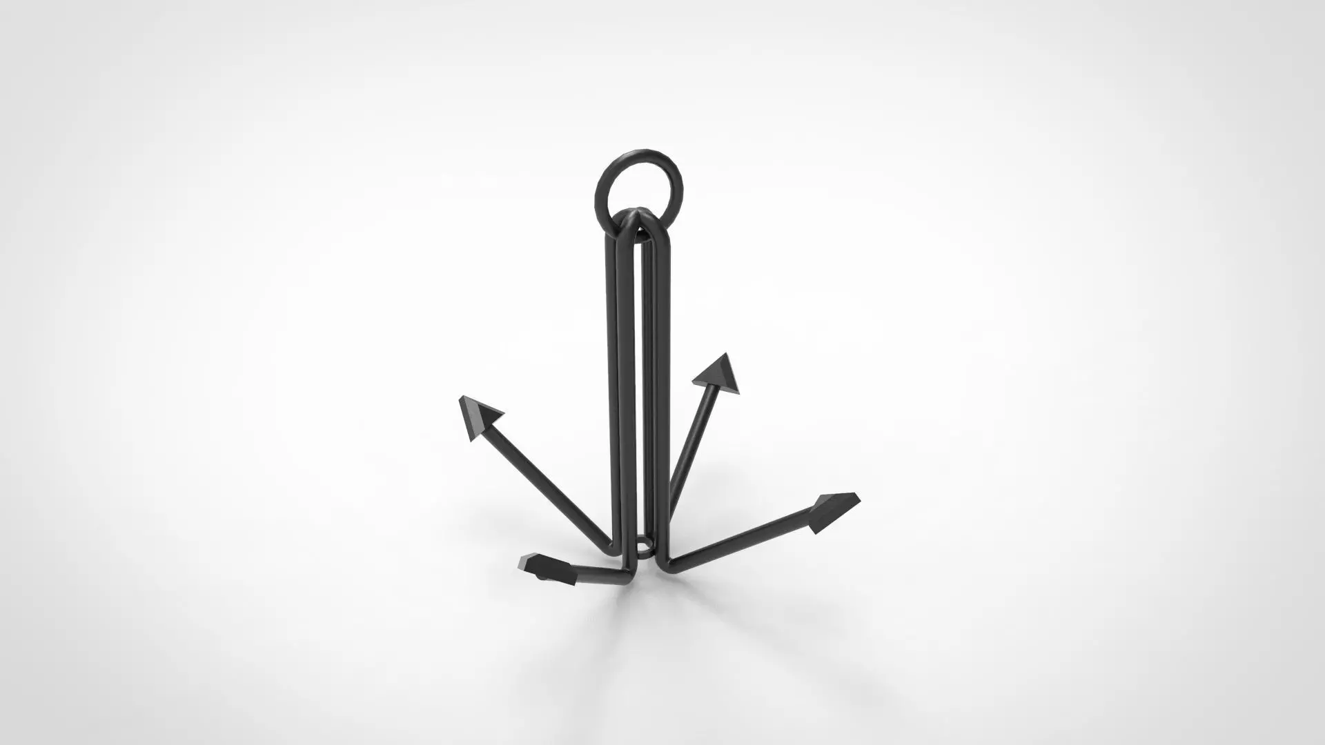 Grapnel Anchor 3D model_0