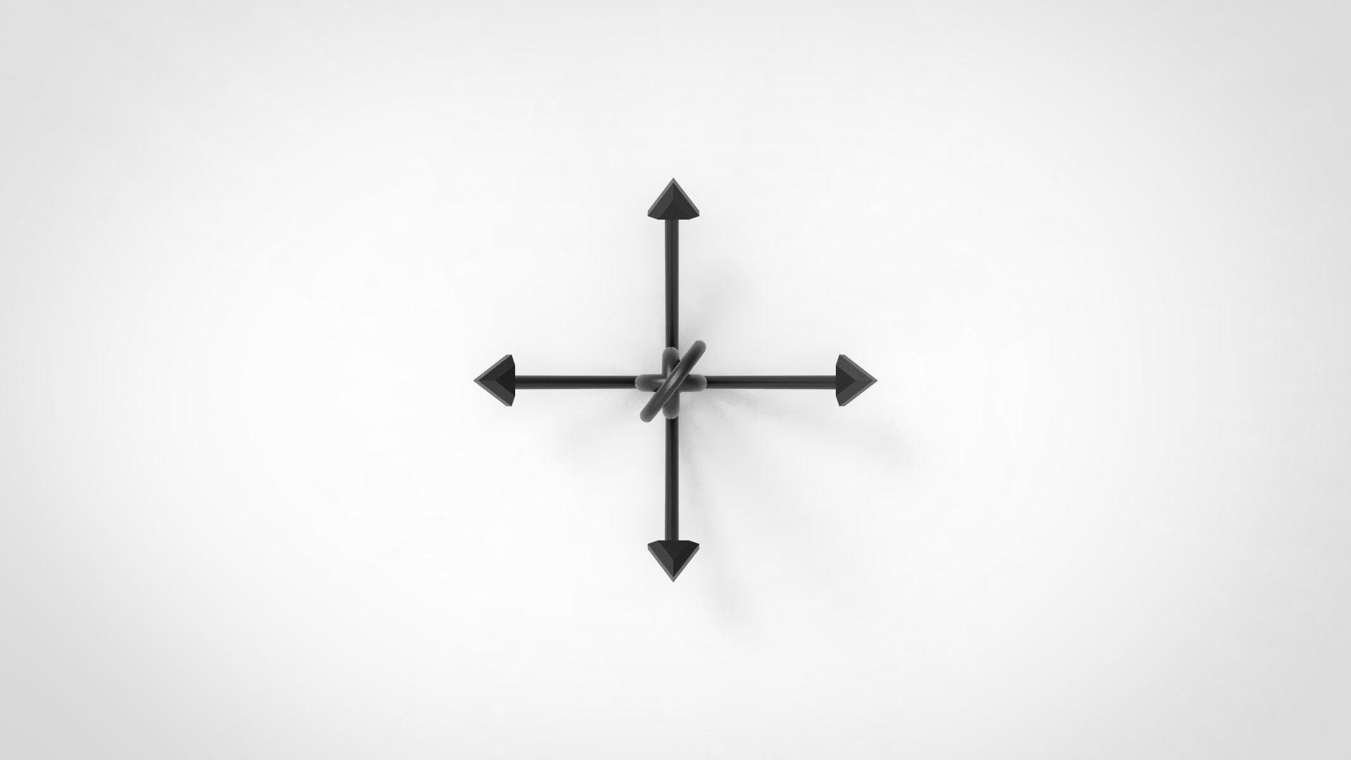 Grapnel Anchor 3D model_3