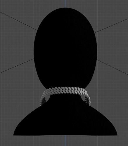 cuban chains that come to life in 3D Low-poly 3D model_2