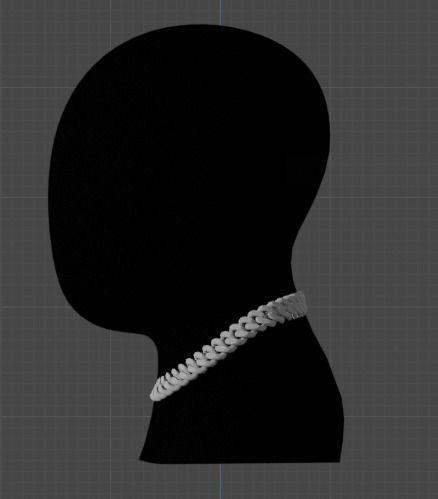 cuban chains that come to life in 3D Low-poly 3D model_1