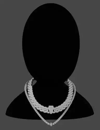 Precision forged cuban chain