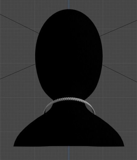 Make a Style Statement with Our Cuban Chains Low-poly 3D model_2