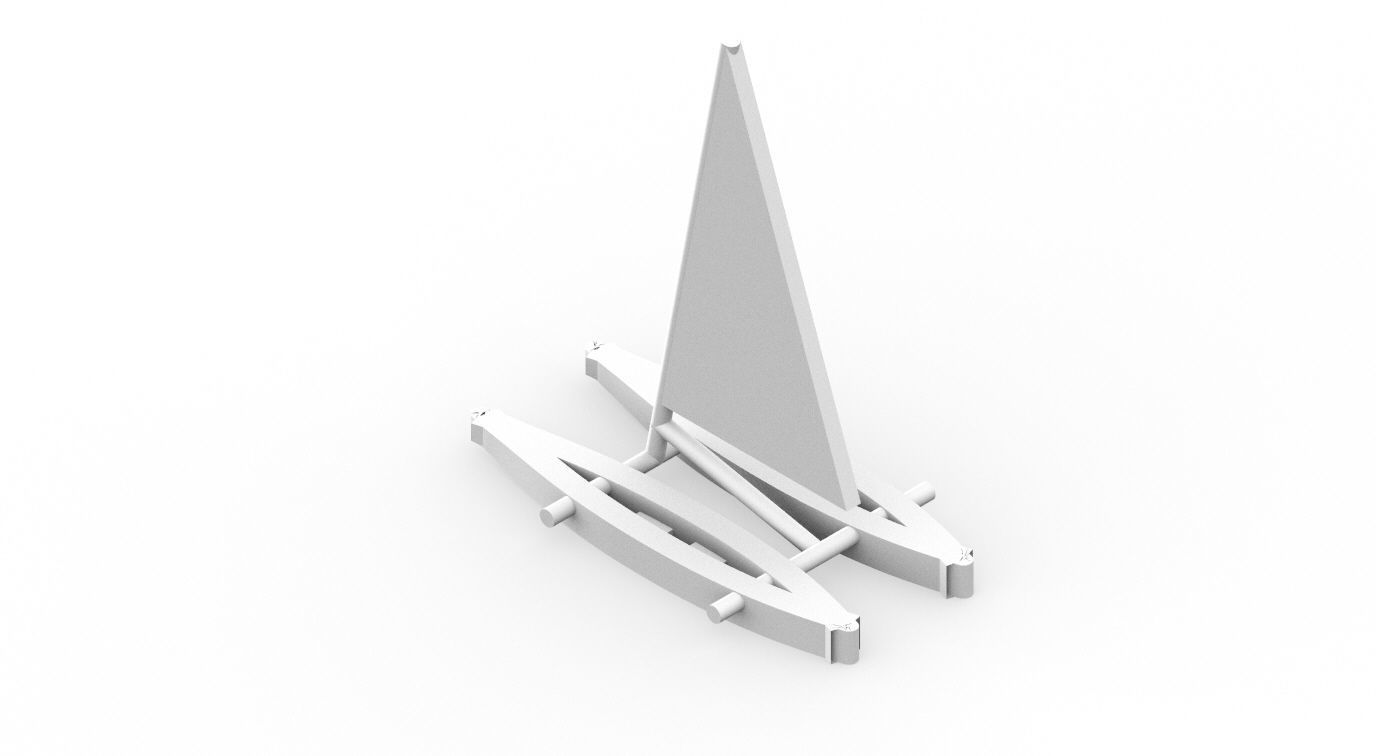 Boats set 3D print model_4