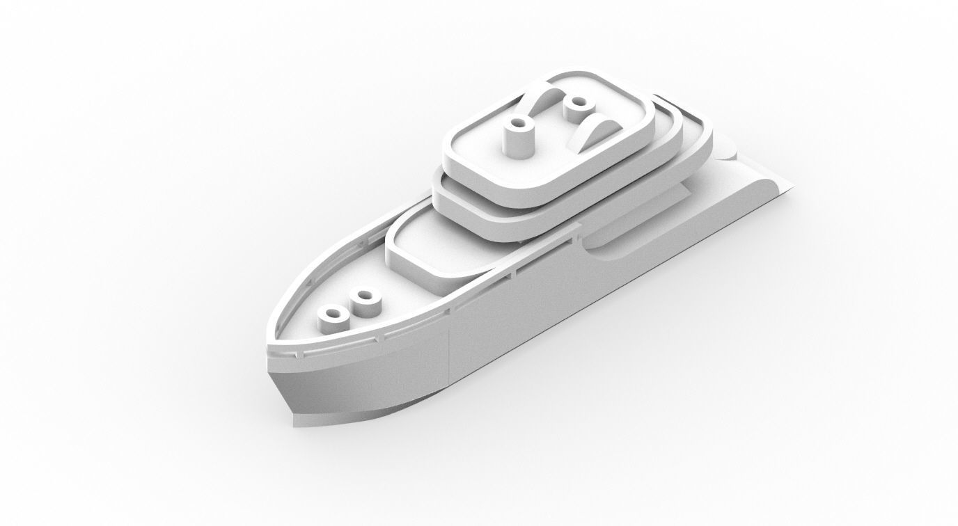 Boats set 3D print model_2