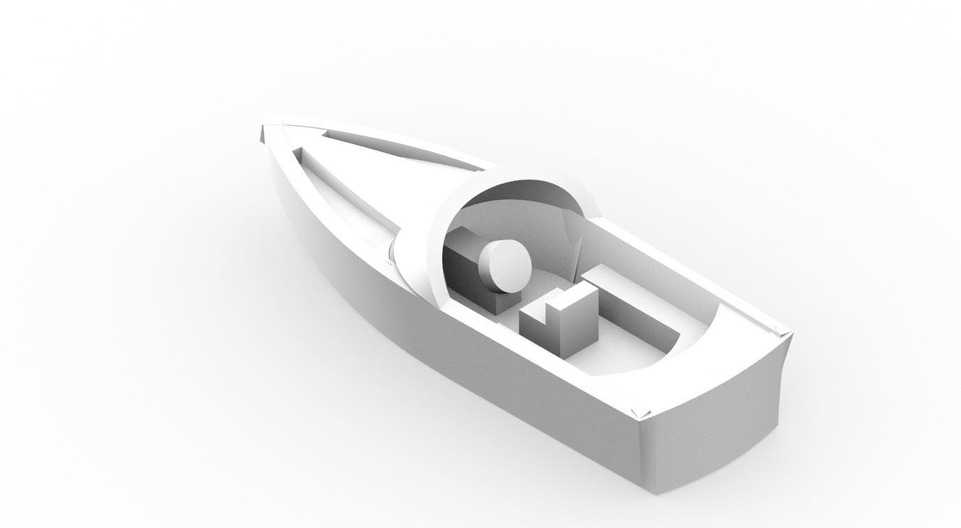 Boats set 3D print model_5