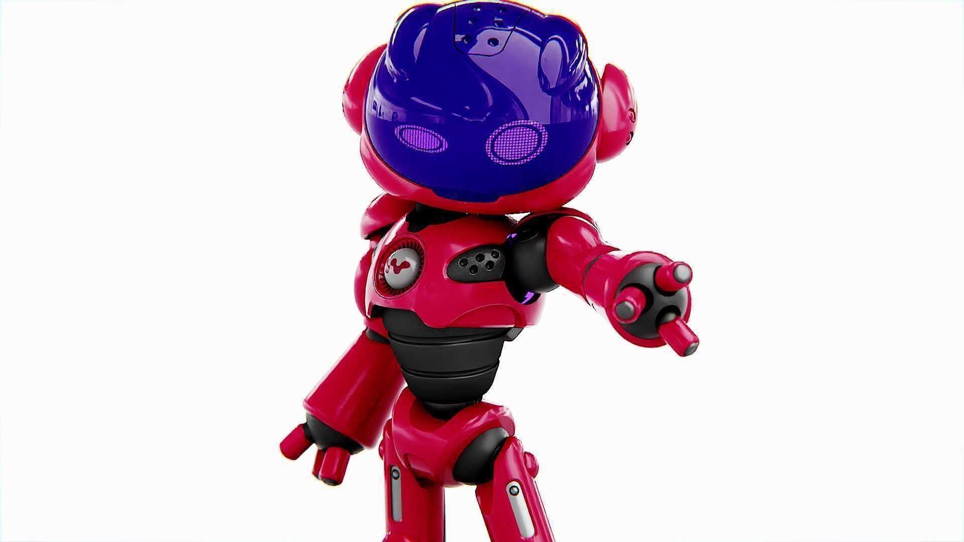 UTILITY BOT LORA  RIGGED 3D model_15