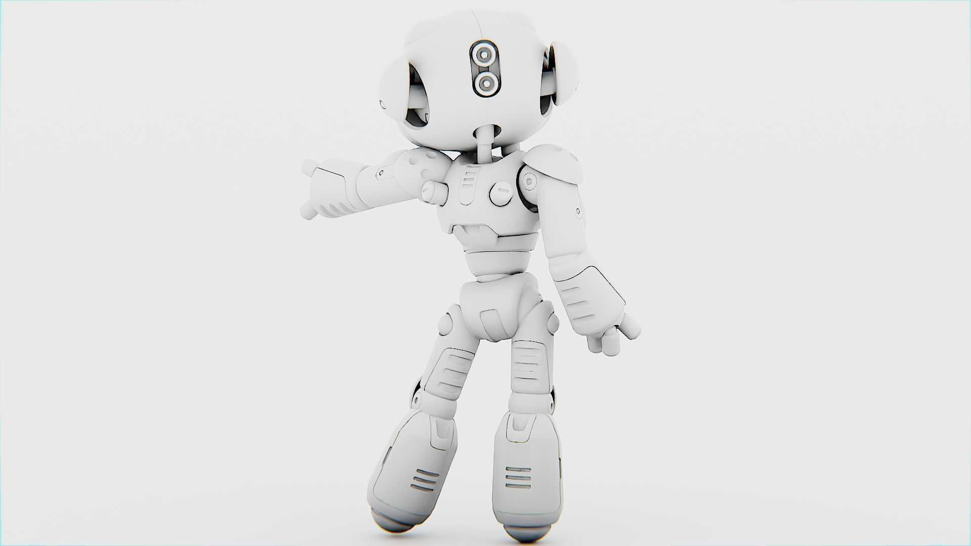 UTILITY BOT LORA  RIGGED 3D model_32