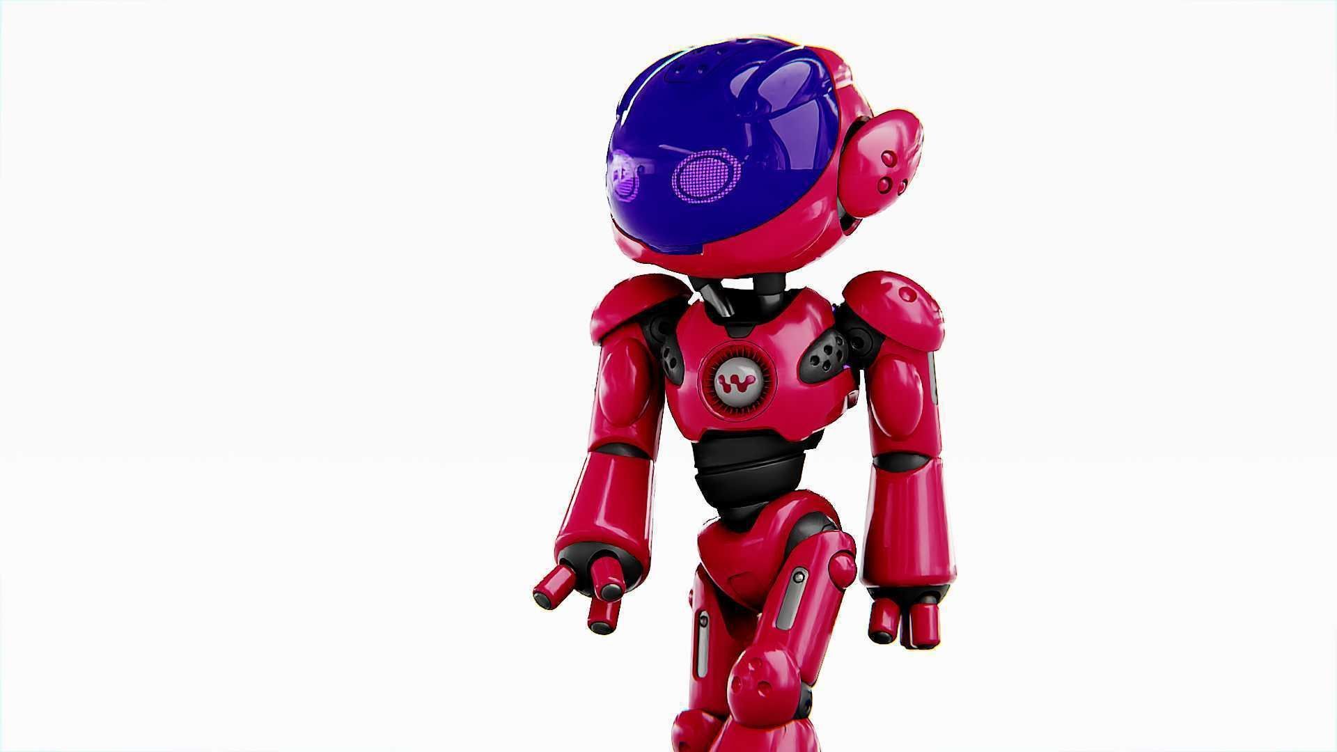 UTILITY BOT LORA  RIGGED 3D model_2