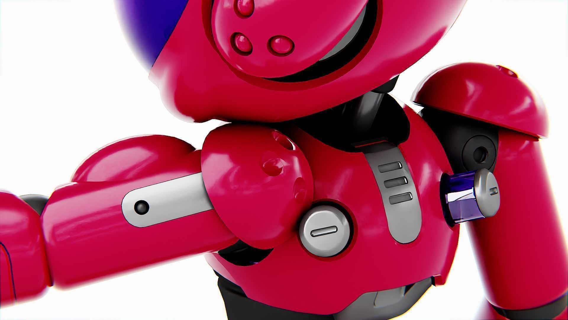 UTILITY BOT LORA  RIGGED 3D model_25