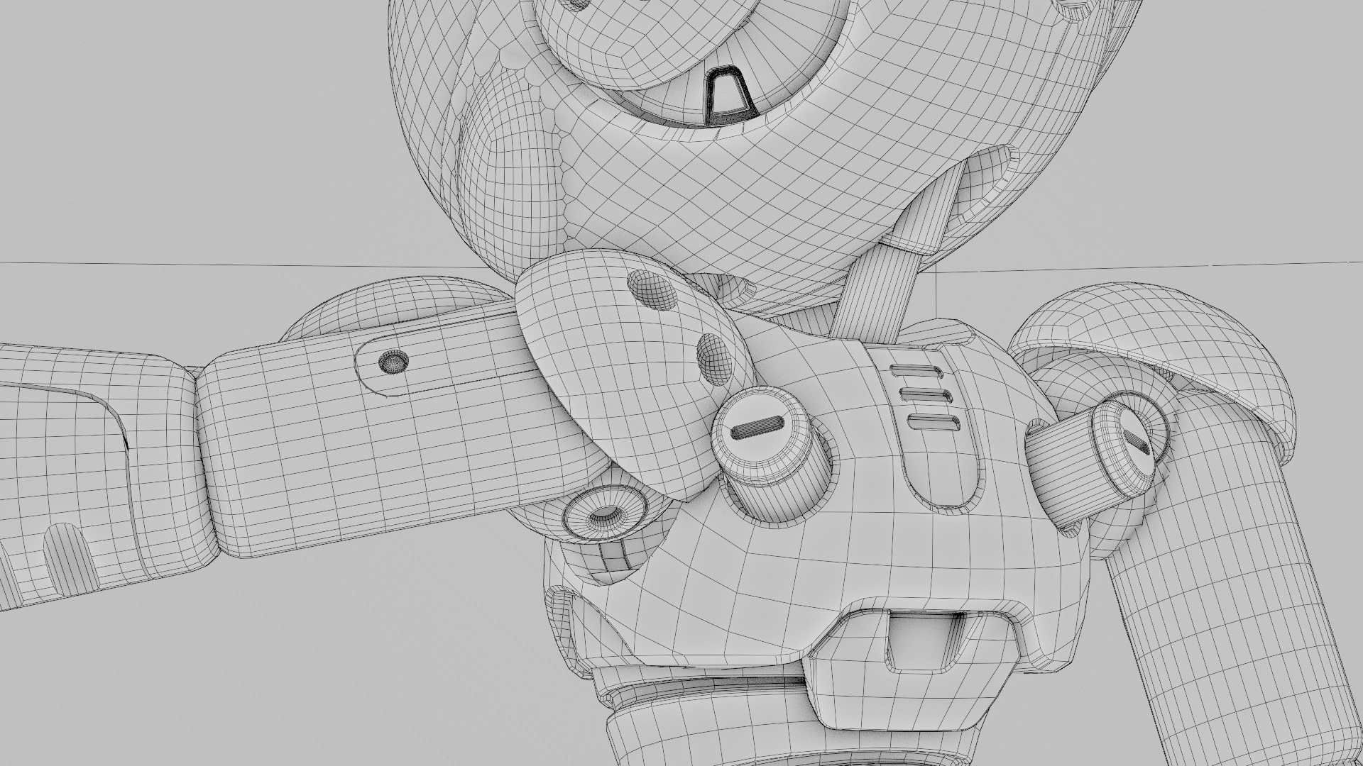 UTILITY BOT LORA  RIGGED 3D model_38