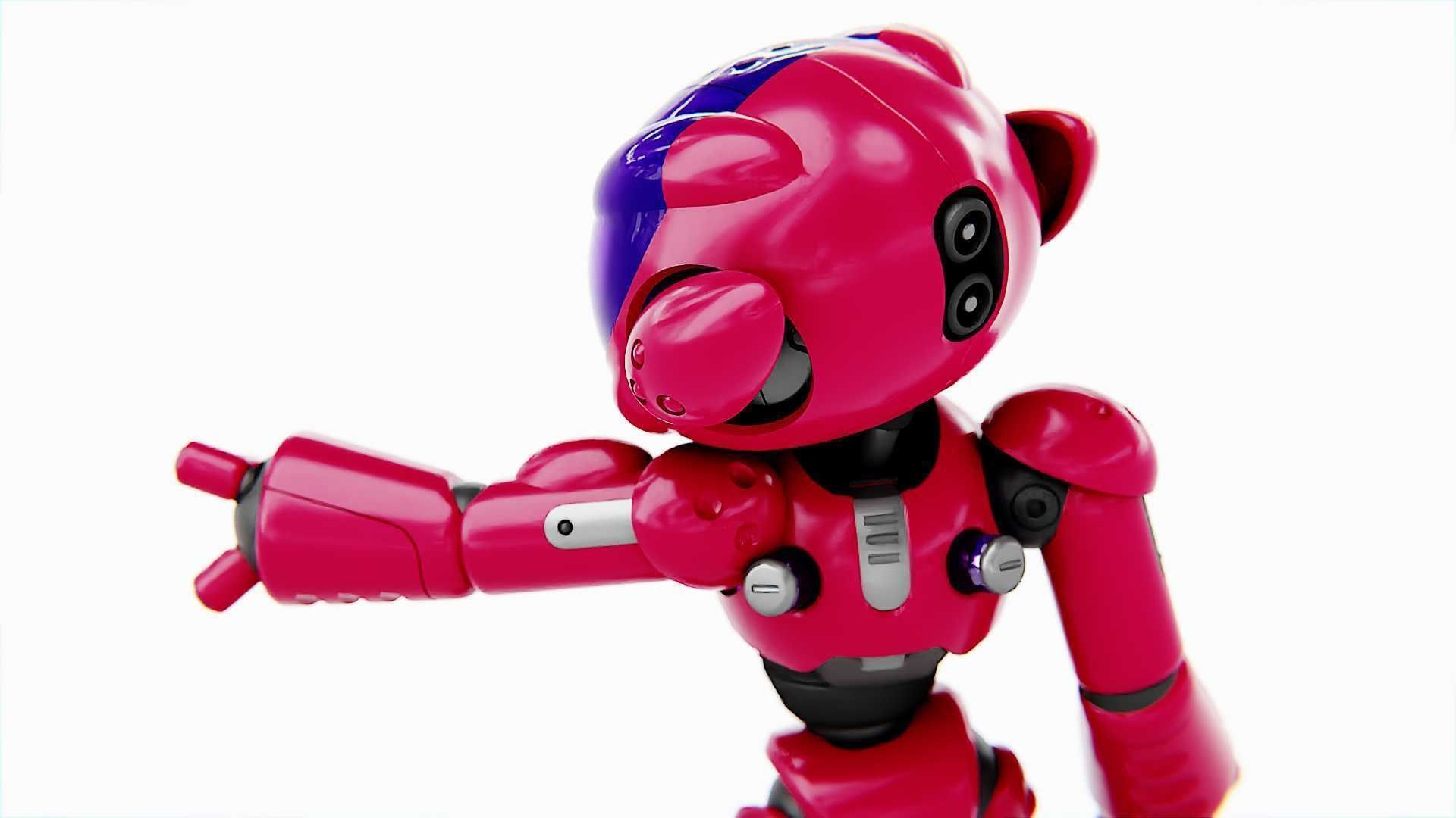 UTILITY BOT LORA  RIGGED 3D model_17