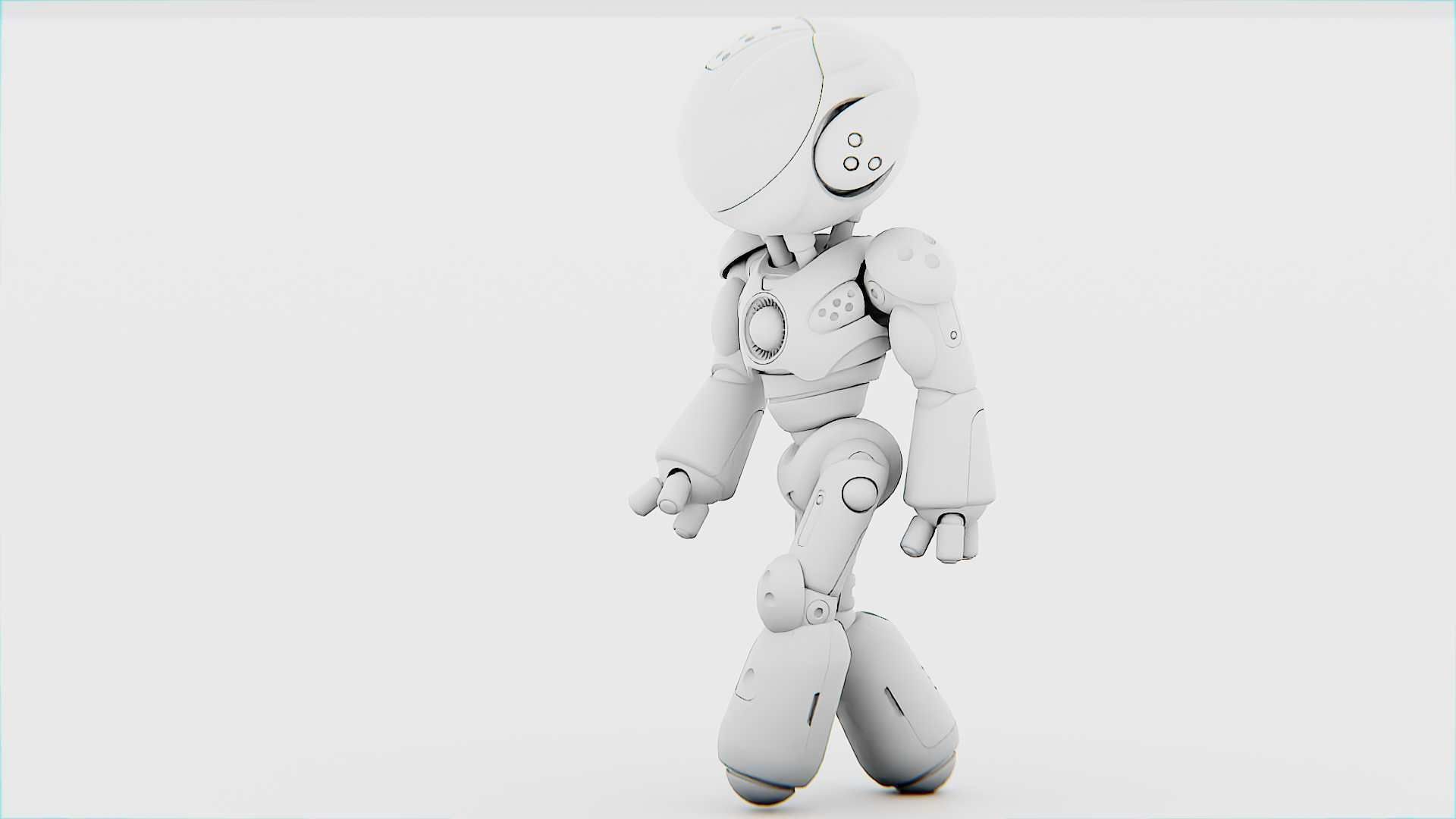 UTILITY BOT LORA  RIGGED 3D model_34