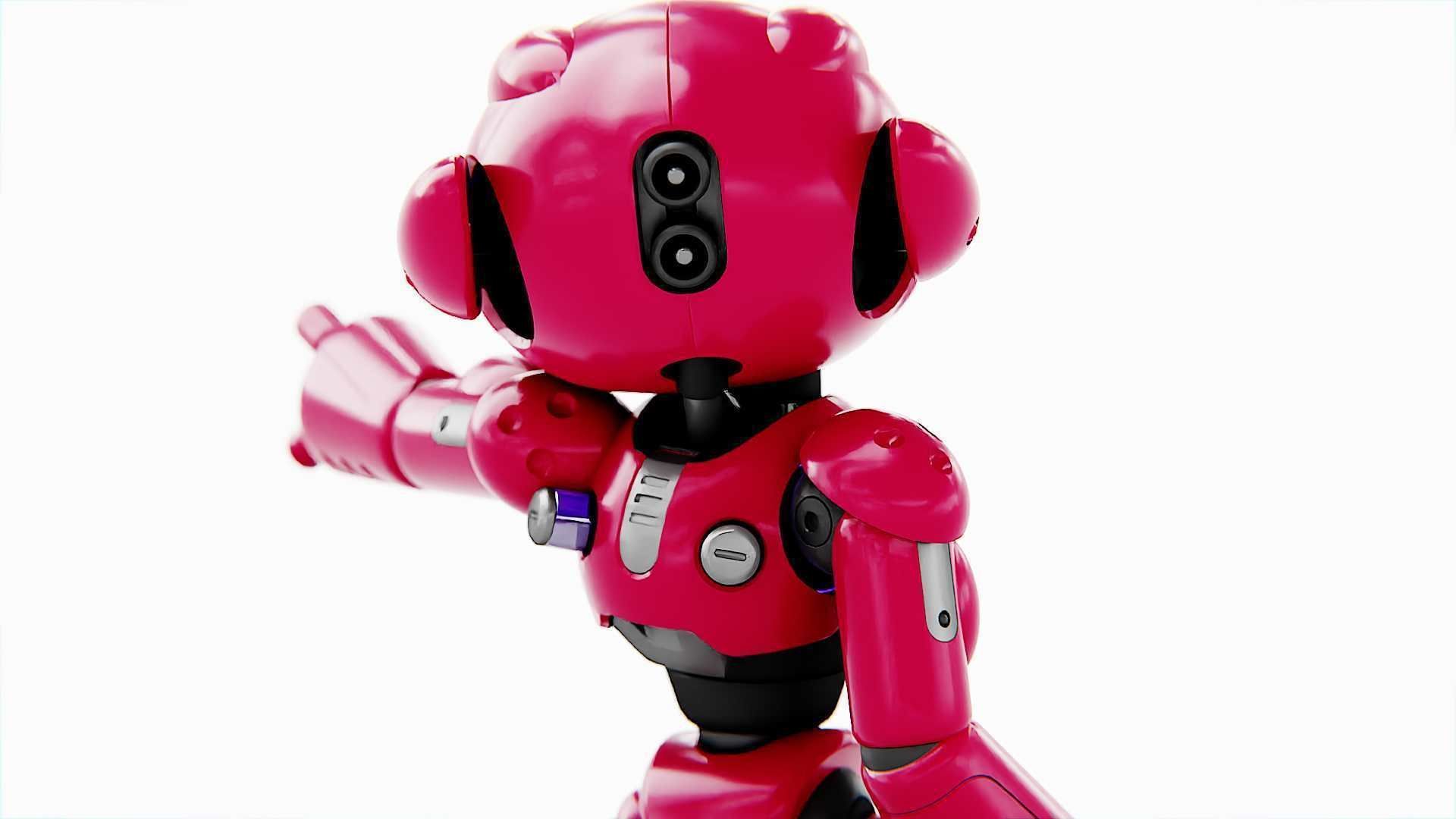 UTILITY BOT LORA  RIGGED 3D model_18