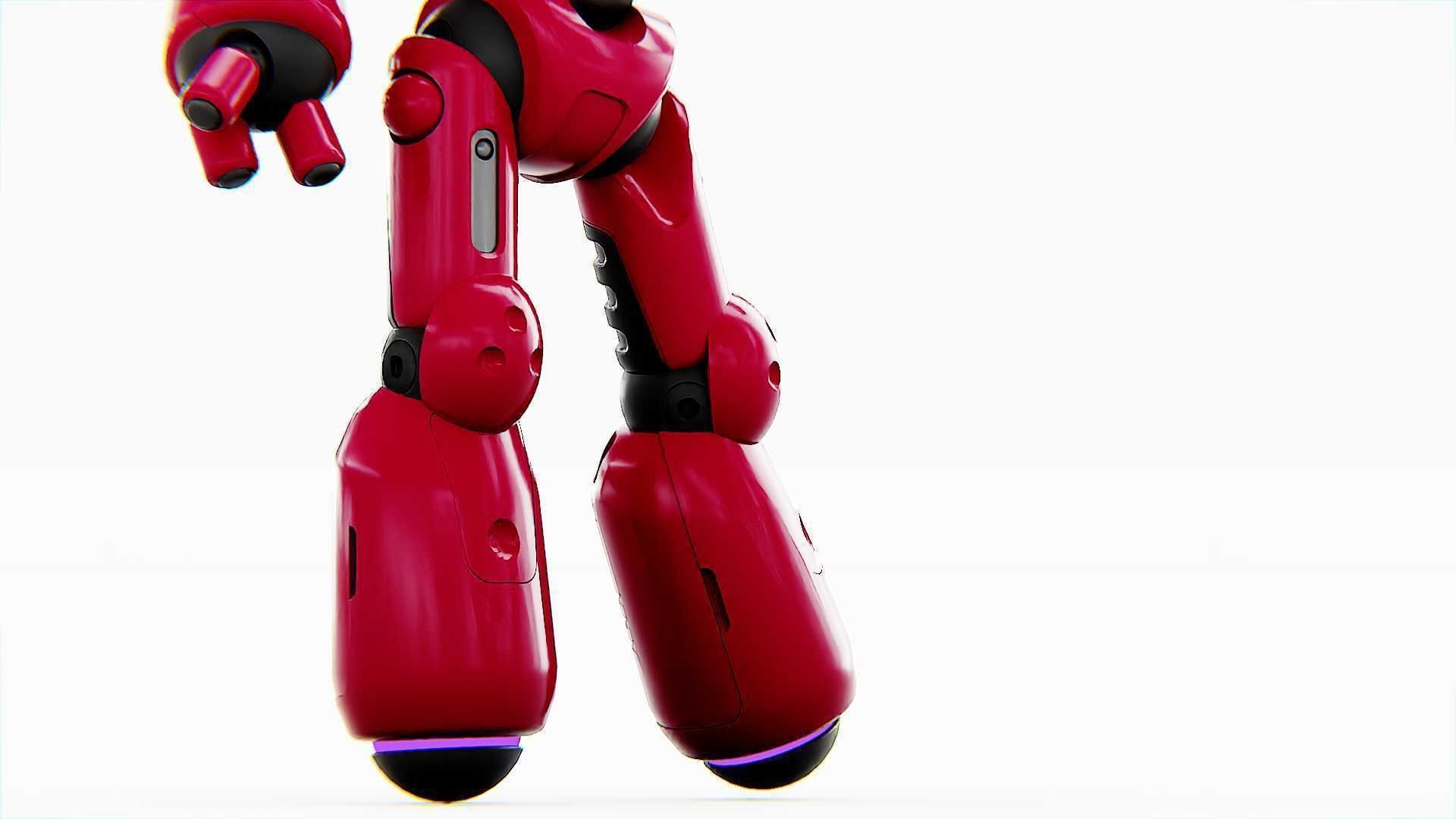 UTILITY BOT LORA  RIGGED 3D model_29