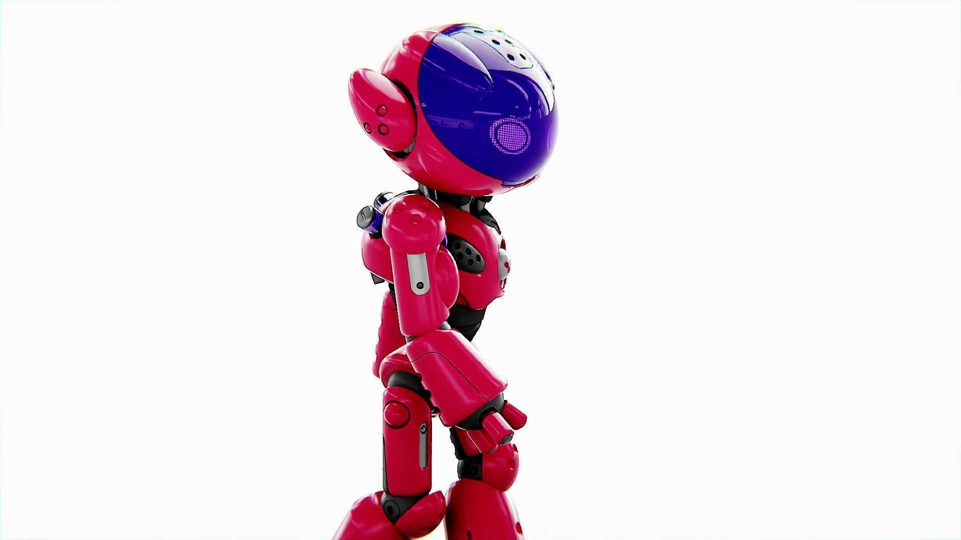 UTILITY BOT LORA  RIGGED 3D model_9