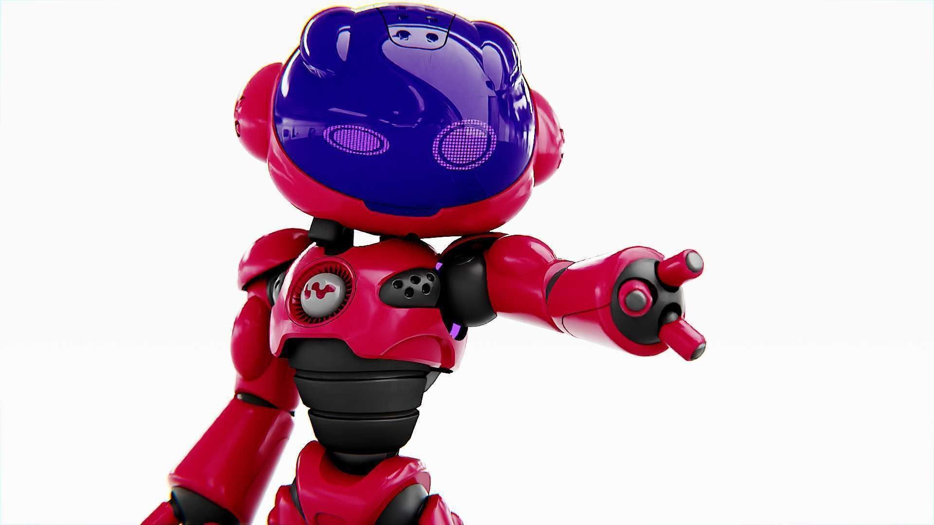 UTILITY BOT LORA  RIGGED 3D model_14