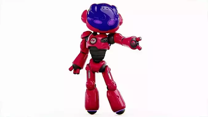 UTILITY BOT LORA  RIGGED 3D model