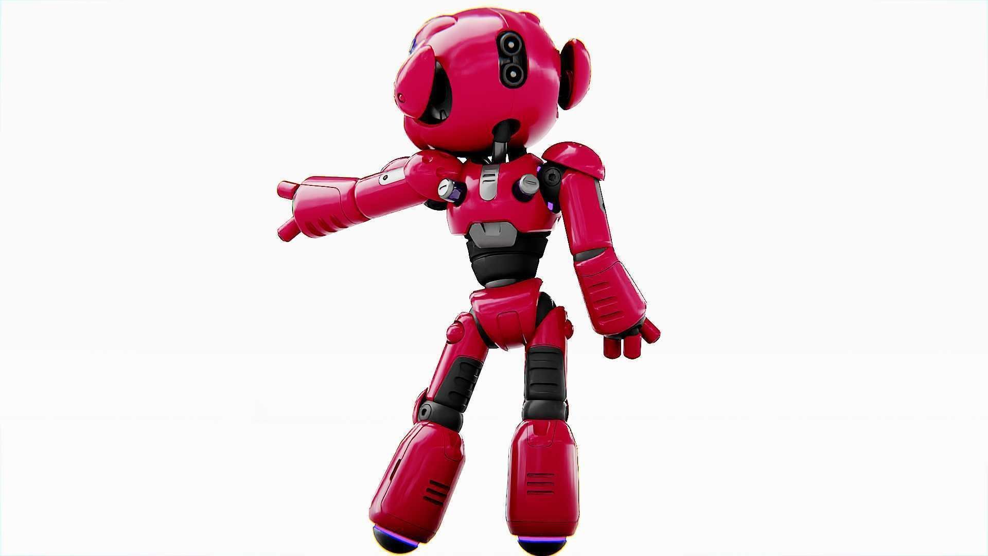 UTILITY BOT LORA  RIGGED 3D model_26