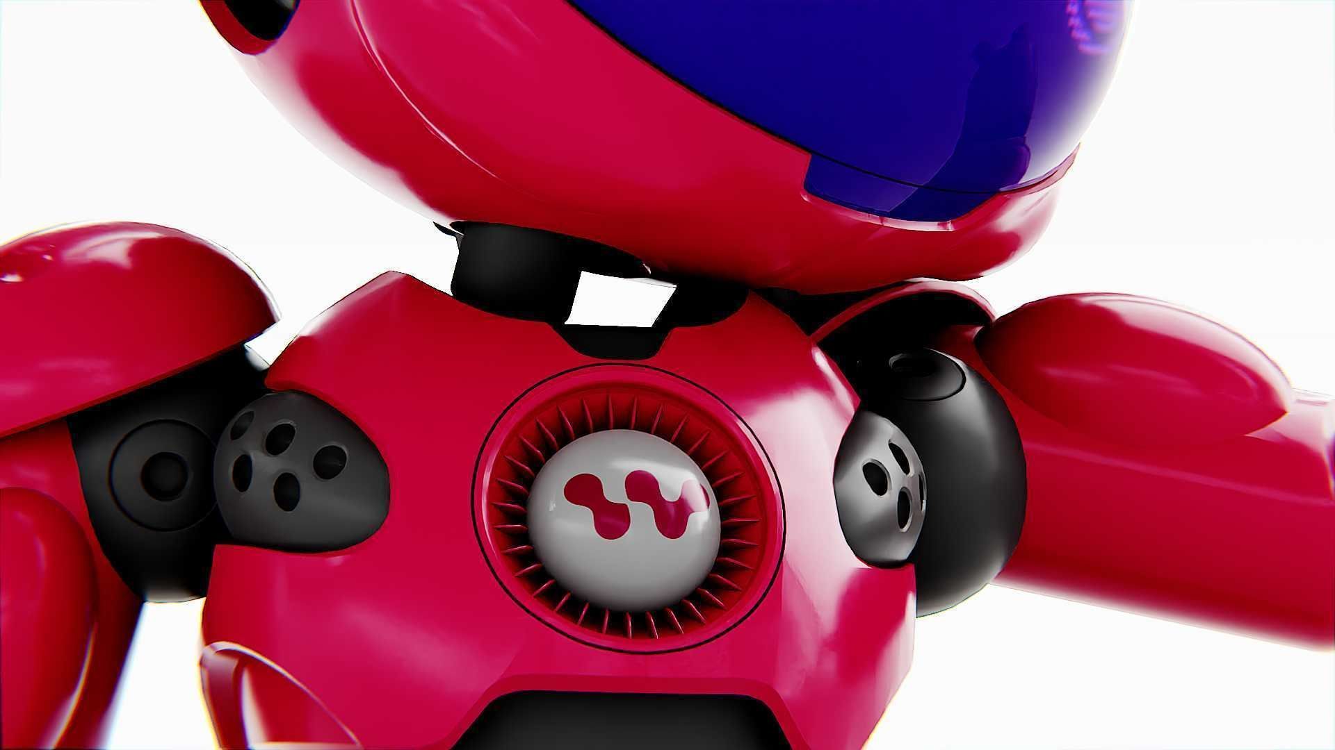 UTILITY BOT LORA  RIGGED 3D model_24