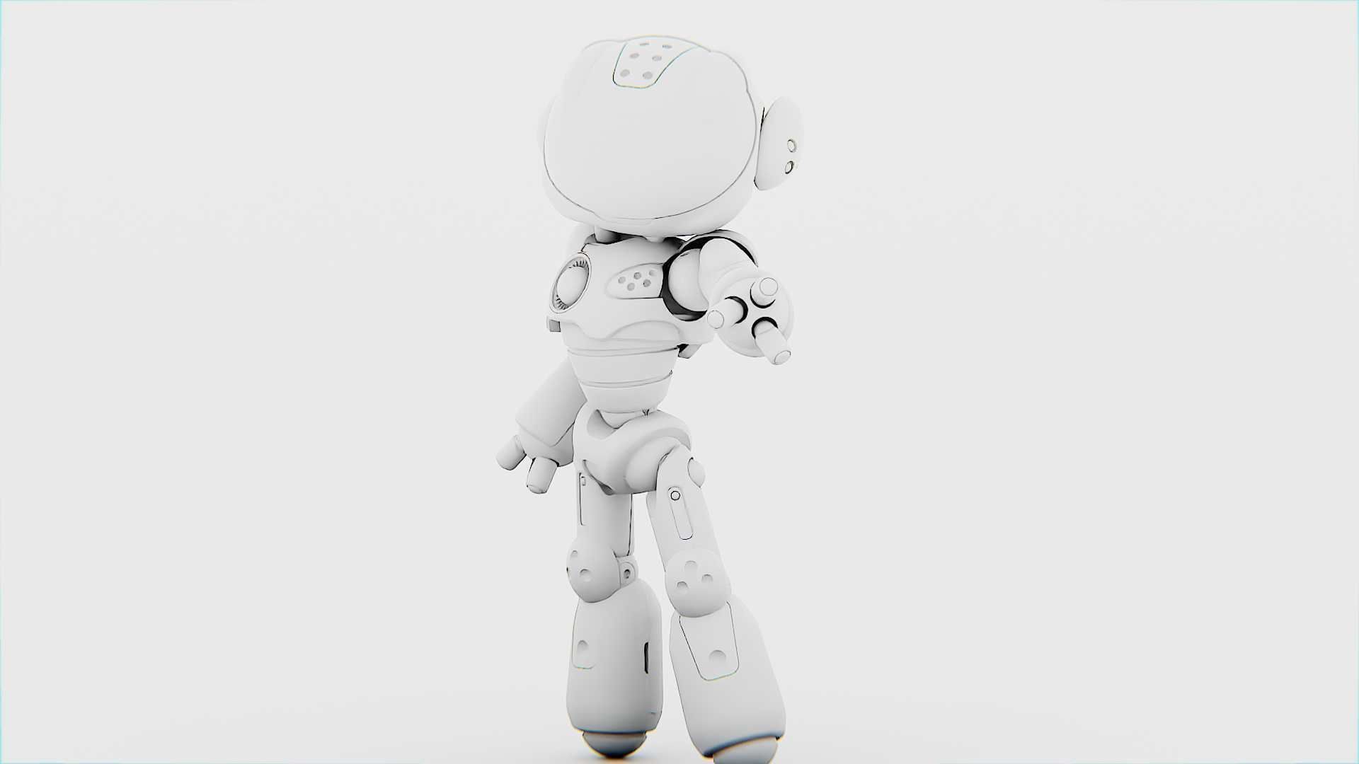 UTILITY BOT LORA  RIGGED 3D model_30
