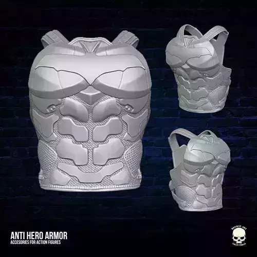 Anti Hero Vest 3D printable File for Action Figures