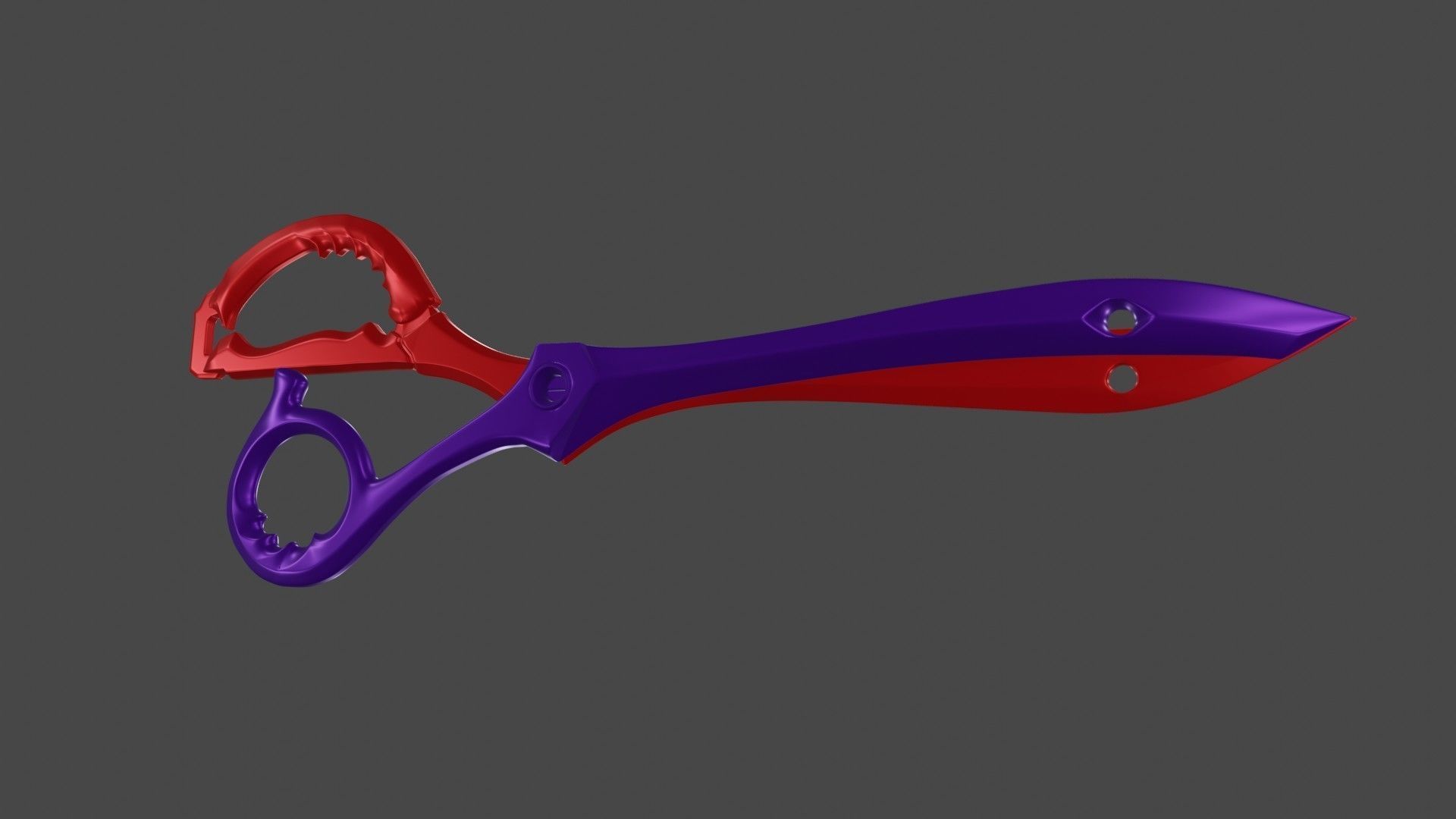 Kill La Kill-Rending Scissors 3D print model_2