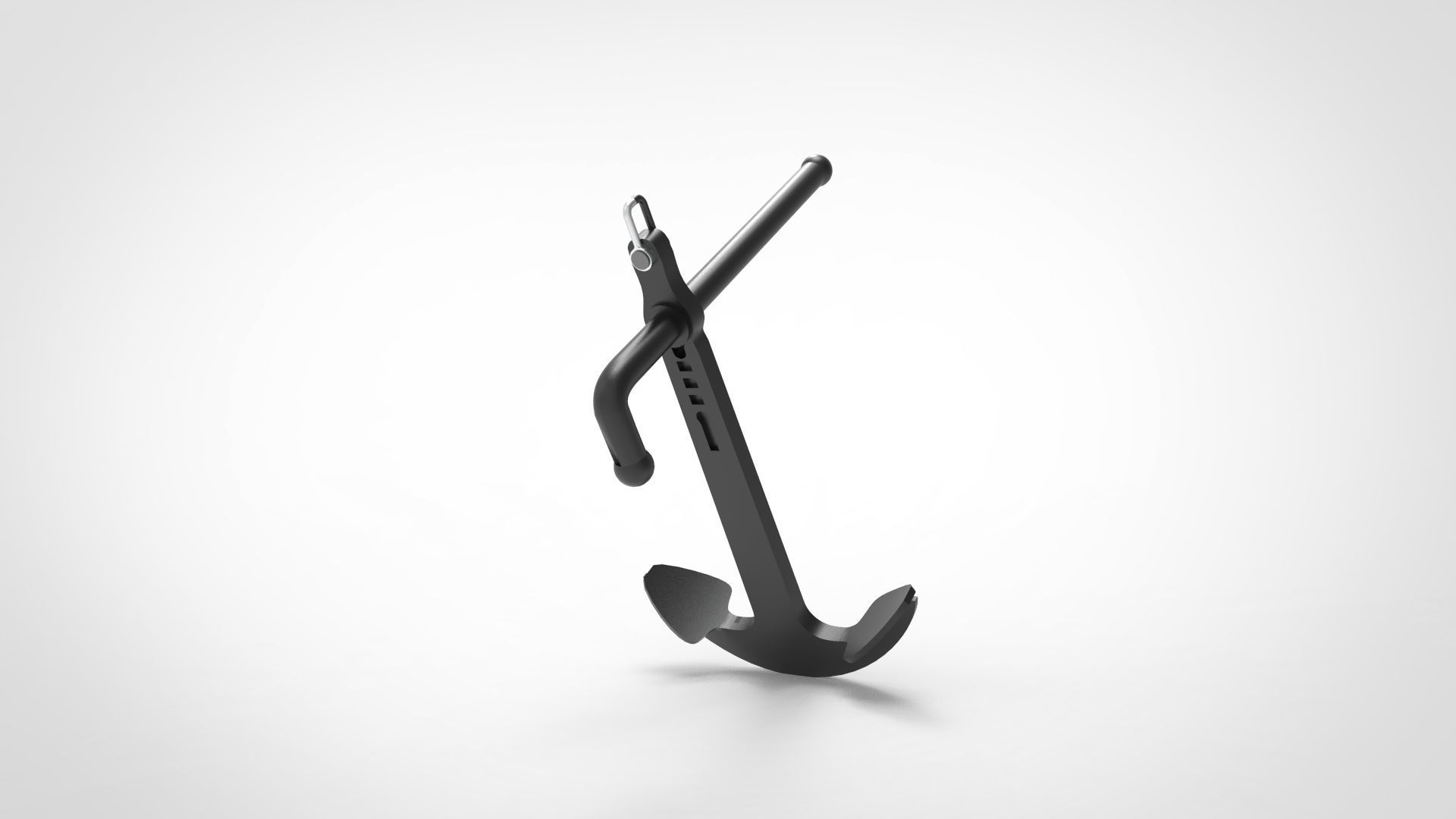 Admiralty Anchor 3D model_3
