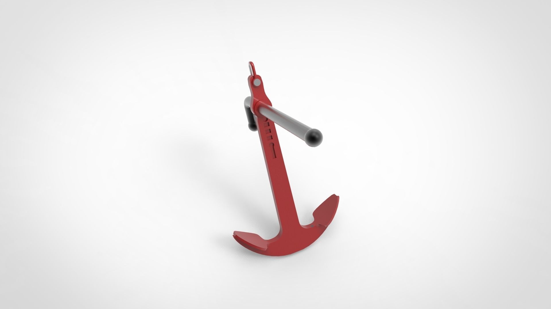 Admiralty Anchor 3D model_3