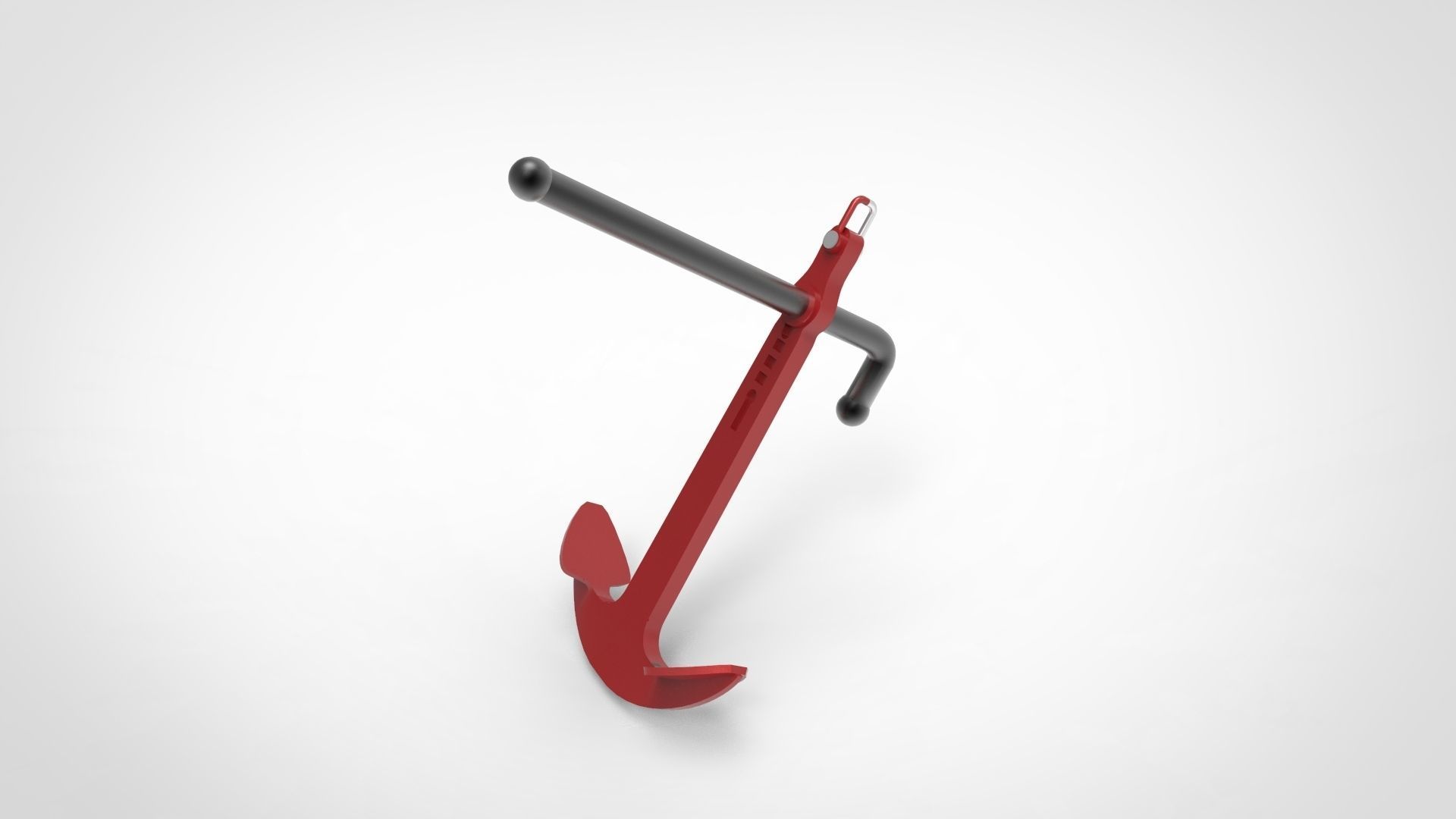 Admiralty Anchor 3D model_1