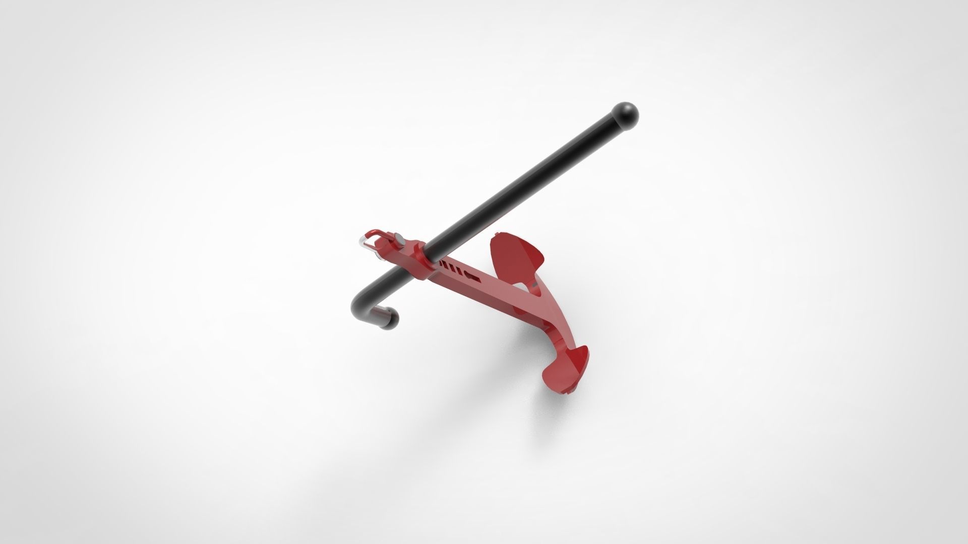 Admiralty Anchor 3D model_2