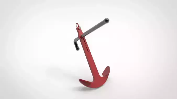 Admiralty Anchor 3D model