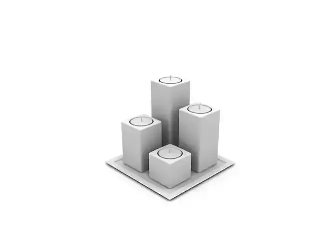 candlestick 3D model